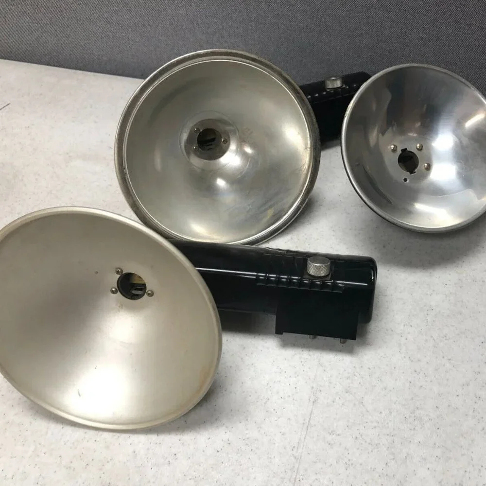 2 Vintage Kodak Kodalite Flash Holder's & a Argus Flash Holder
